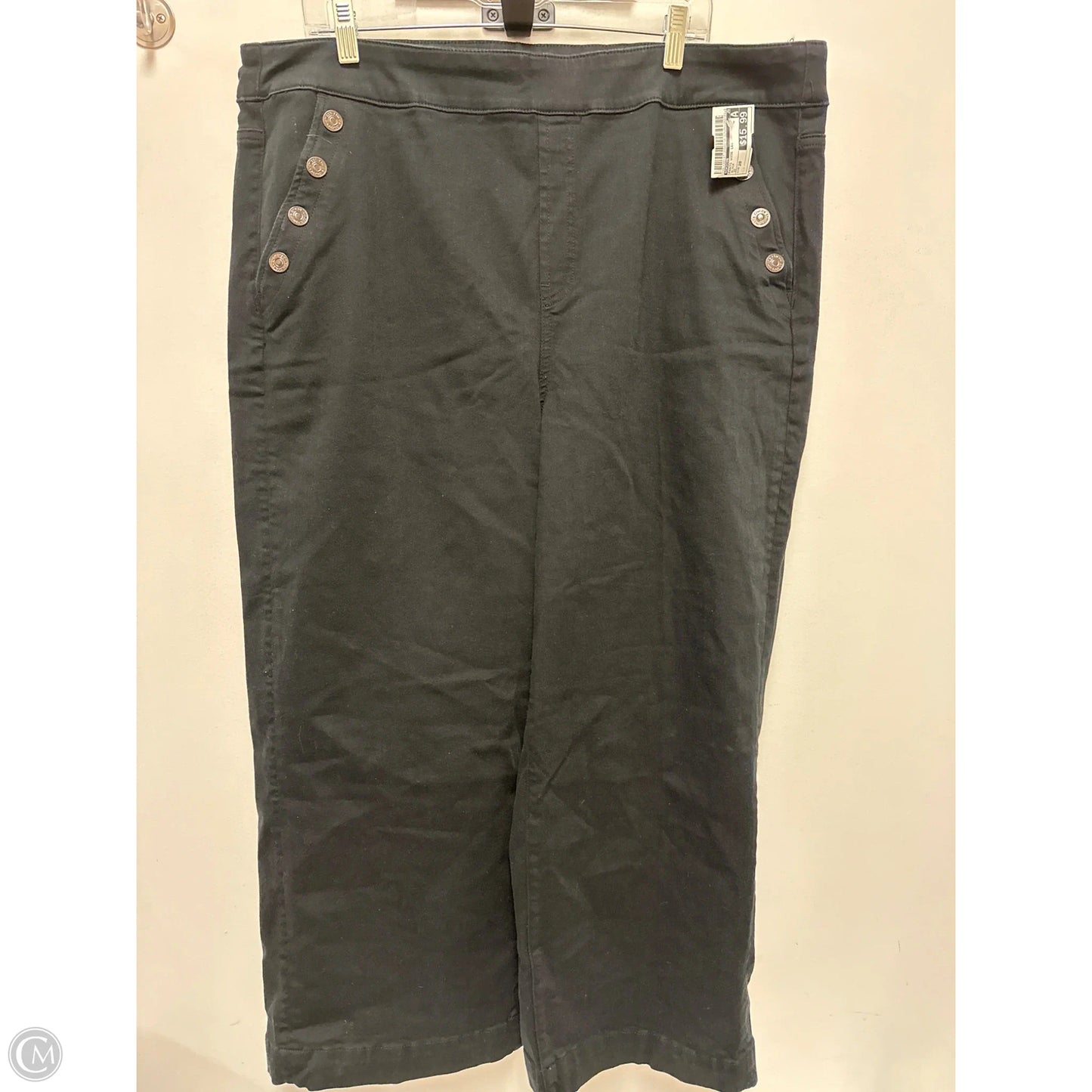 Pants Wide Leg By Chicos In Black, Size: 20