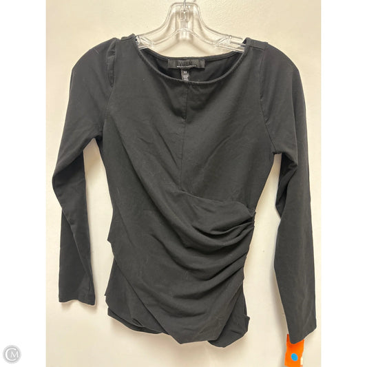 Top Long Sleeve By White House Black Market In Black, Size: Xs