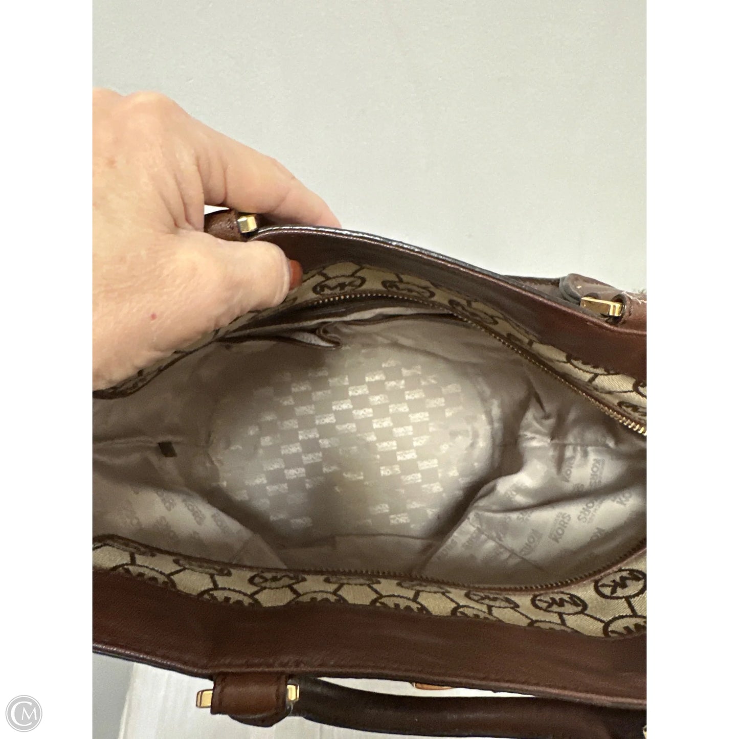 Handbag Designer By Michael Kors, Size: Large