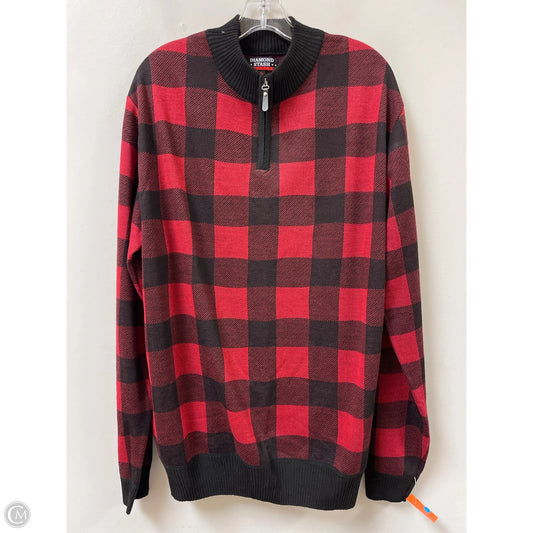 Tunic Long Sleeve By Clothes Mentor In Red, Size: Xl