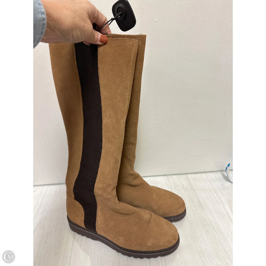 Boots Mid-calf Flats By Donald Pliner In Brown, Size: 9