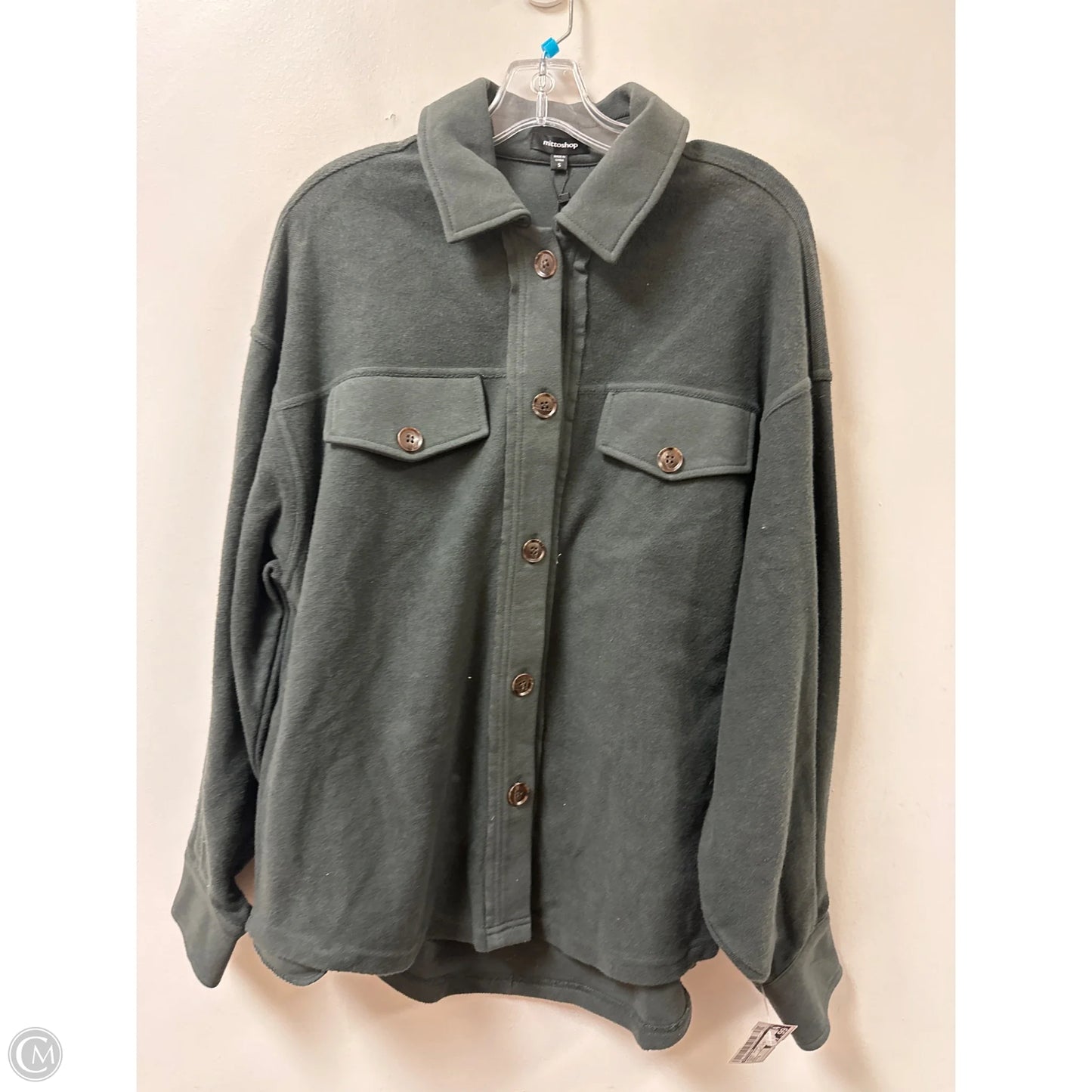 Jacket Shirt By Mittoshop In Green, Size: S