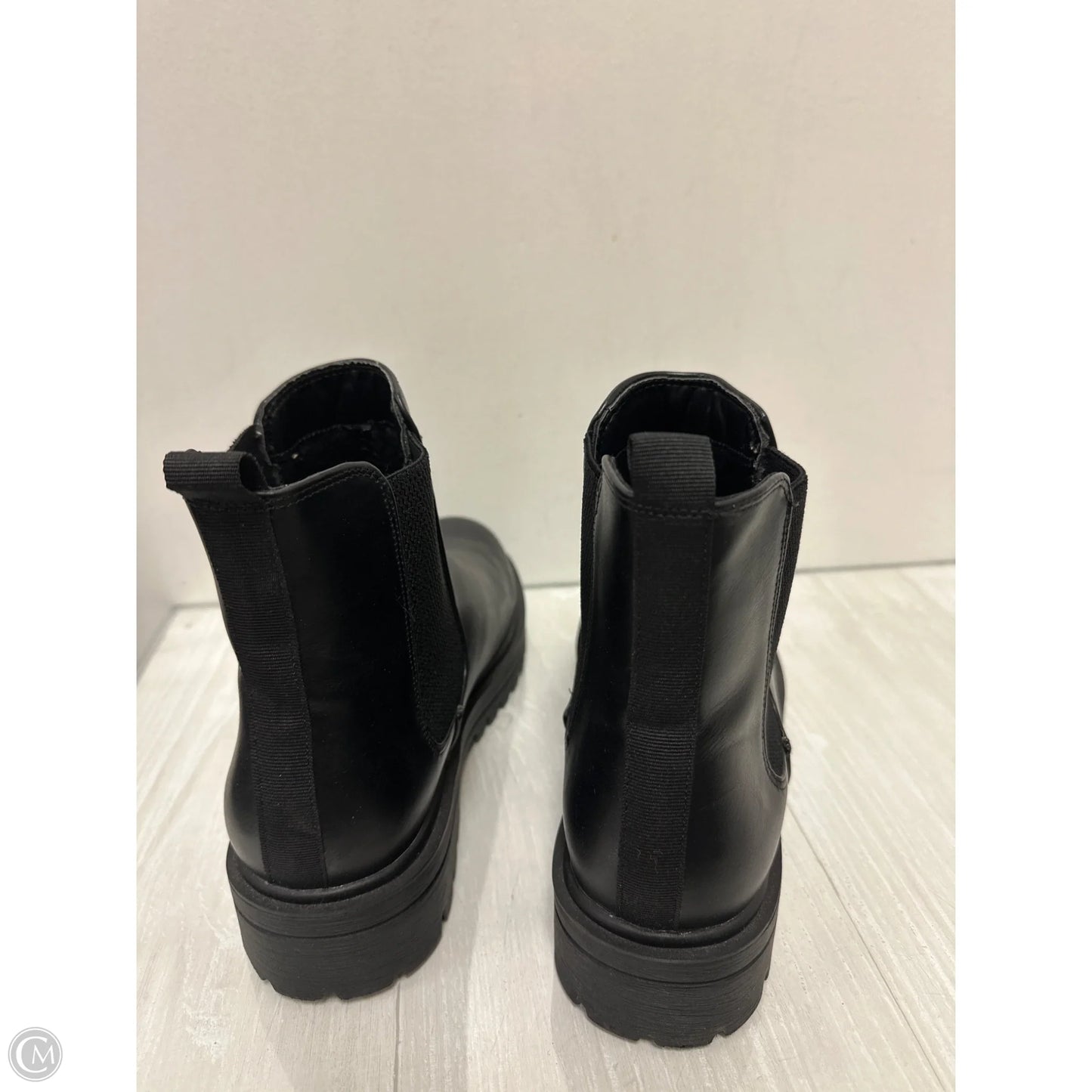 Boots Ankle Heels By Soda In Black, Size: 11