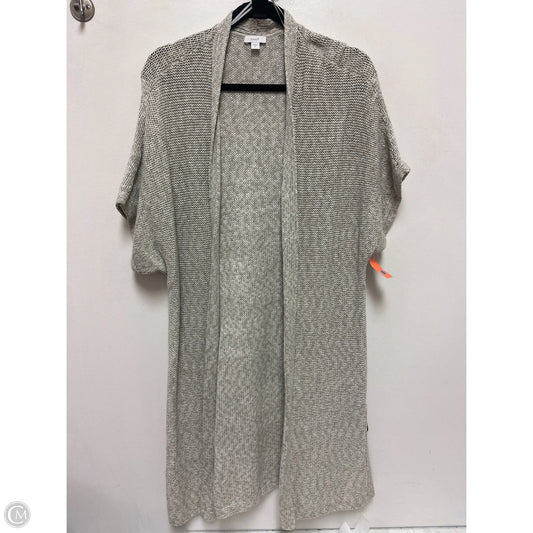 Sweater Cardigan By Pure Jill In Grey, Size: S