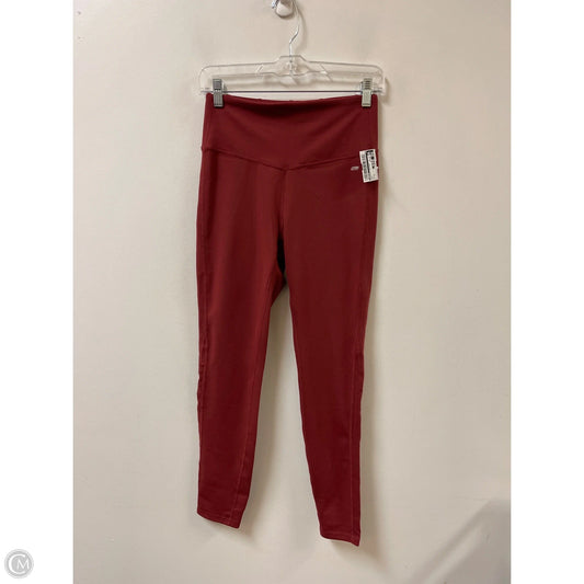 Athletic Leggings By Marika In Red, Size: M