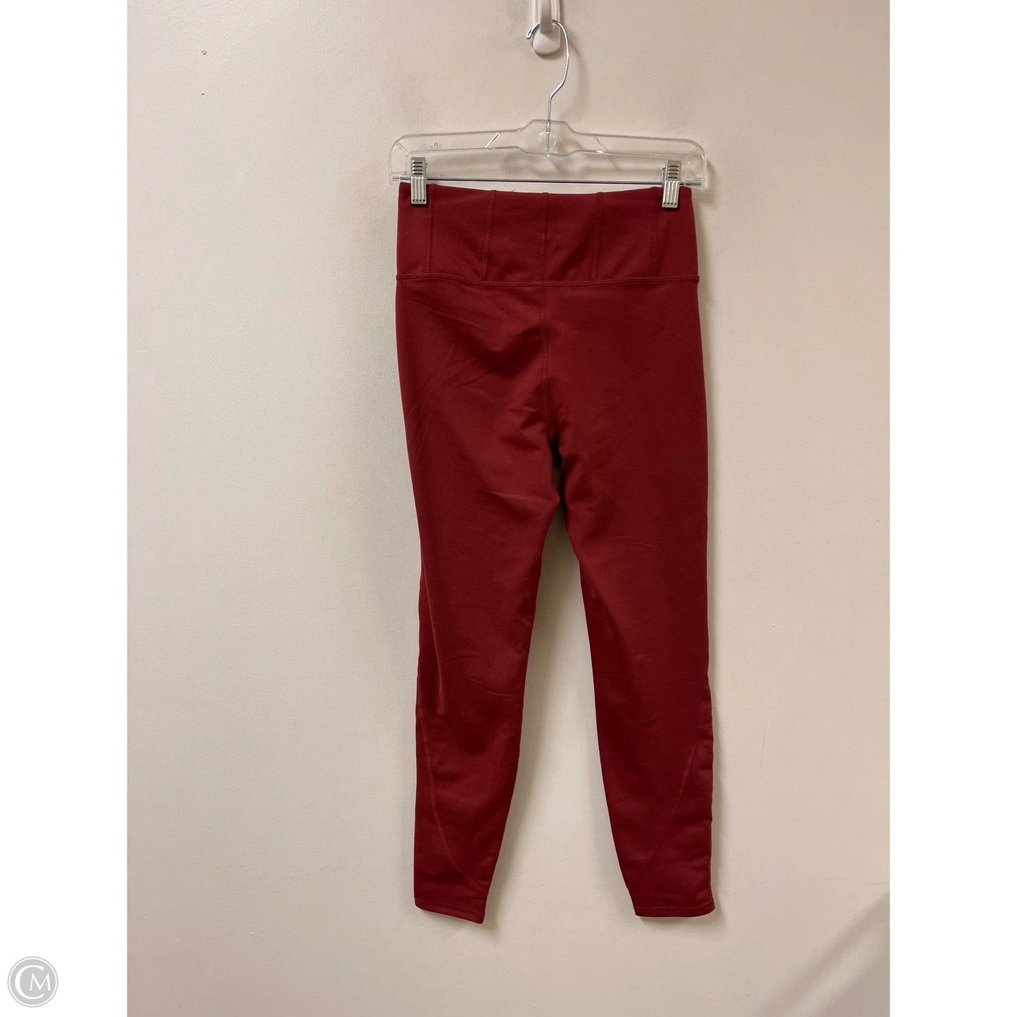 Athletic Leggings By Marika In Red, Size: M