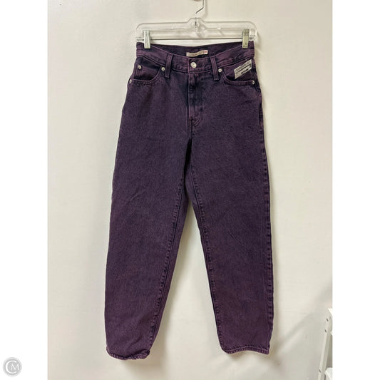 Jeans Boyfriend By Levis In Purple, Size: 2