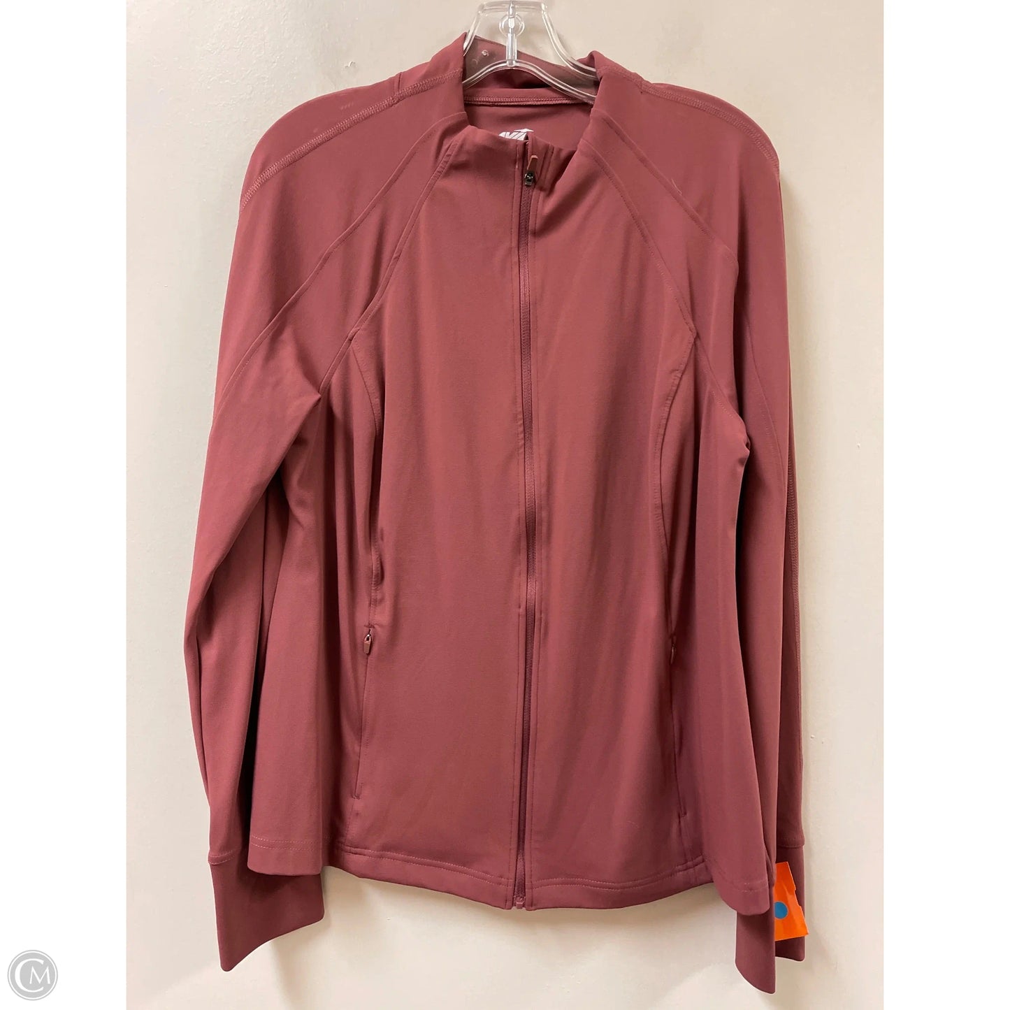 Athletic Jacket By Avia In Red, Size: Xl