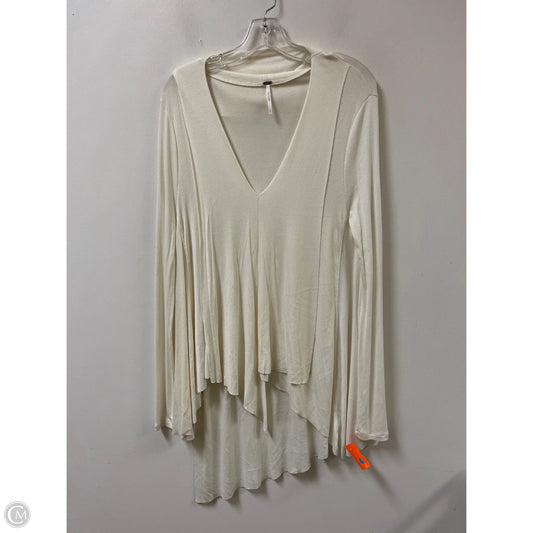 Tunic Long Sleeve By Free People In Cream, Size: S