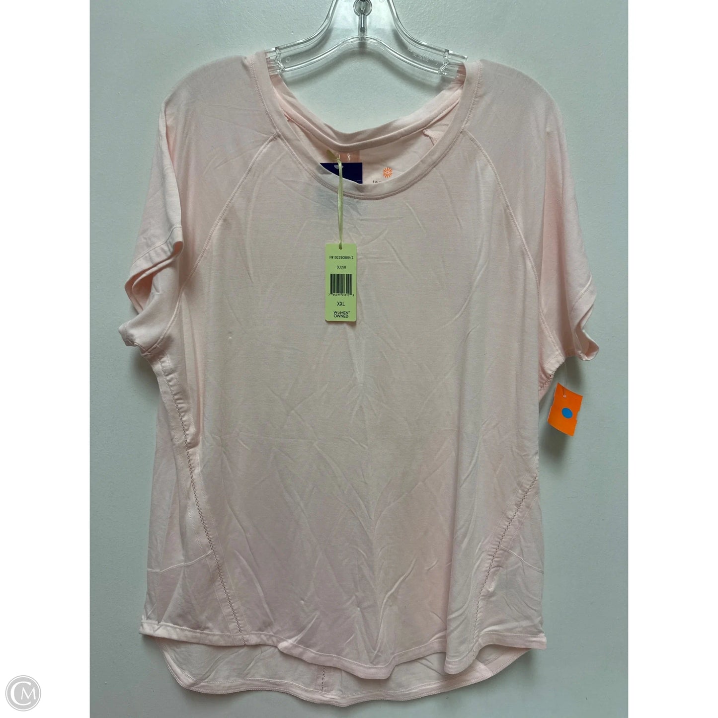 Athletic Top Short Sleeve By Tangerine In Pink, Size: 1x