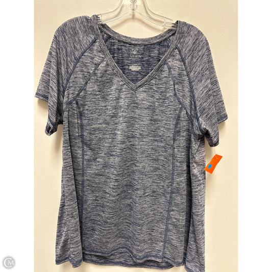 Athletic Top Short Sleeve By Livi Active In Navy, Size: 3x