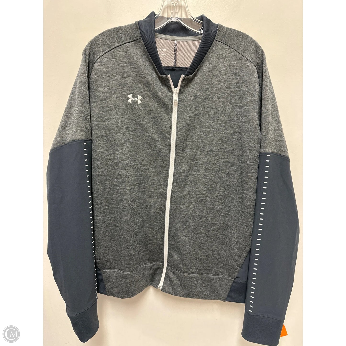 Athletic Jacket By Under Armour In Grey, Size: 2x