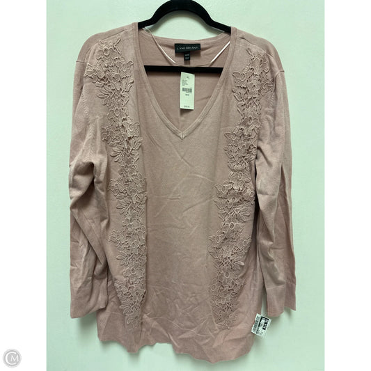 Sweater By Lane Bryant In Pink, Size: 2x