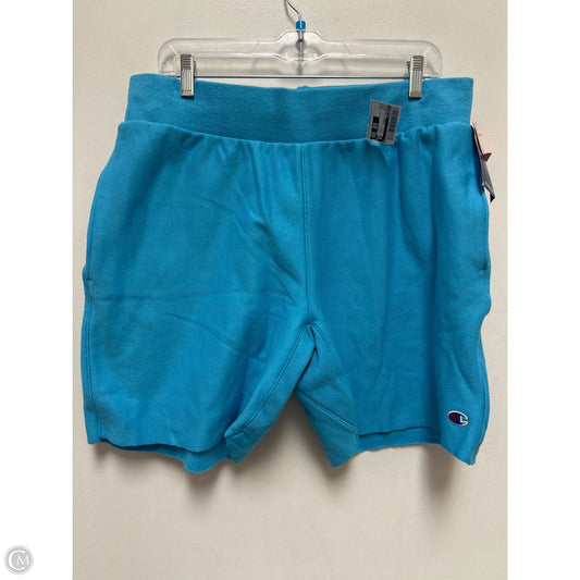 Athletic Shorts By Champion In Blue, Size: L