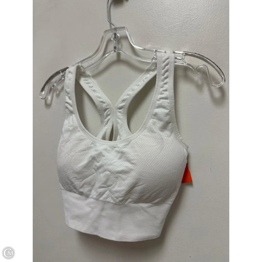 Athletic Bra By Velocity In White, Size: L