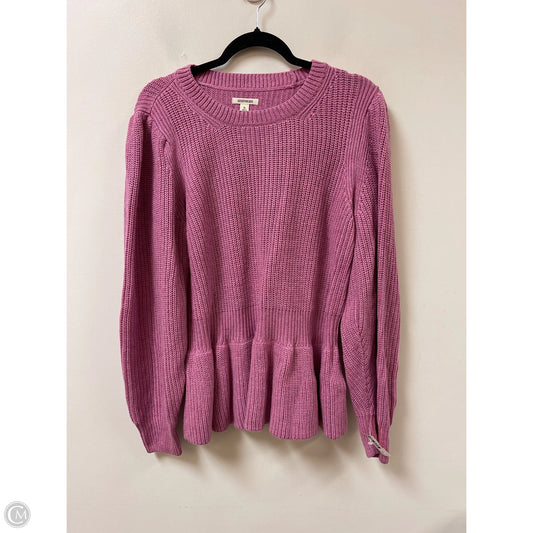 Sweater By Clothes Mentor In Purple, Size: Xl