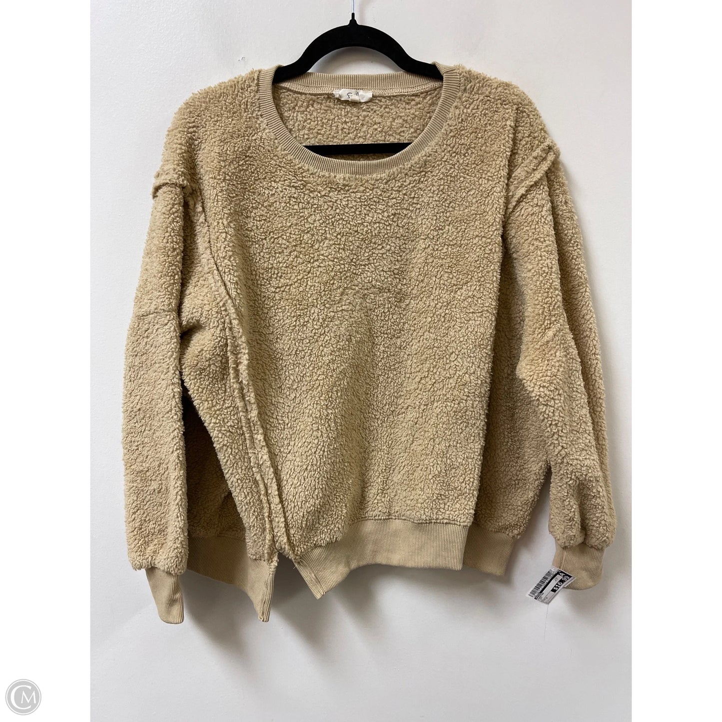 Sweater By Easel In Tan, Size: S