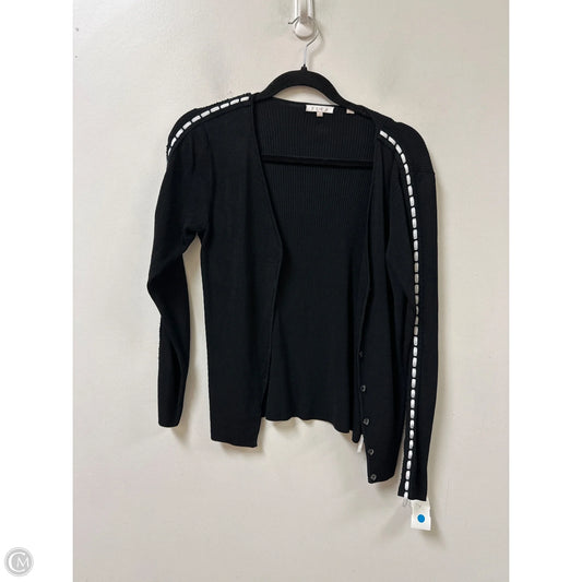 Sweater Cardigan By Clothes Mentor In Black, Size: L