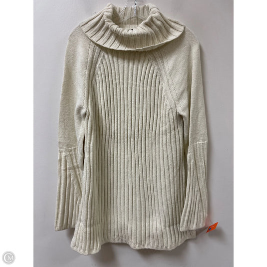 Tunic Long Sleeve By Talbots In Cream, Size: L