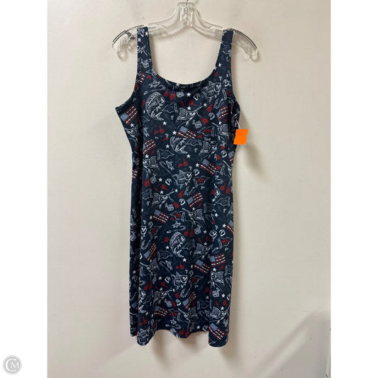 Dress Casual Short By Columbia In Blue & Red & White, Size: L