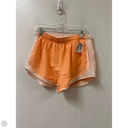 Athletic Shorts By Nike Apparel In Orange, Size: L