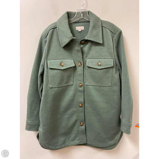 Coat Other By Loft In Green, Size: L