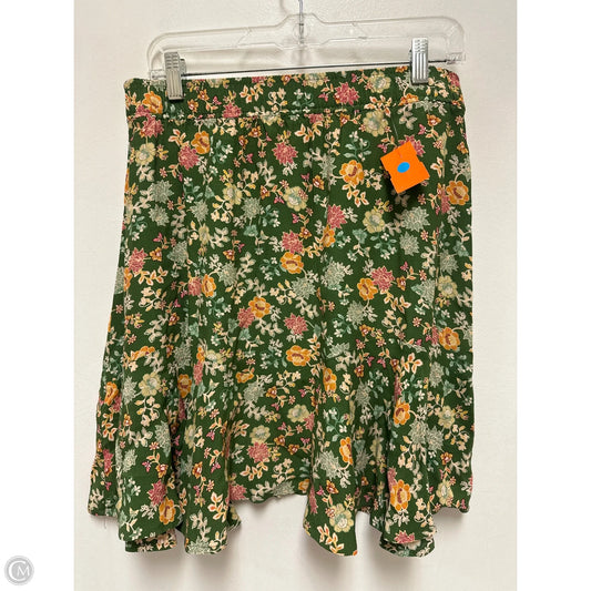 Skirt Mini & Short By Loft In Green, Size: M