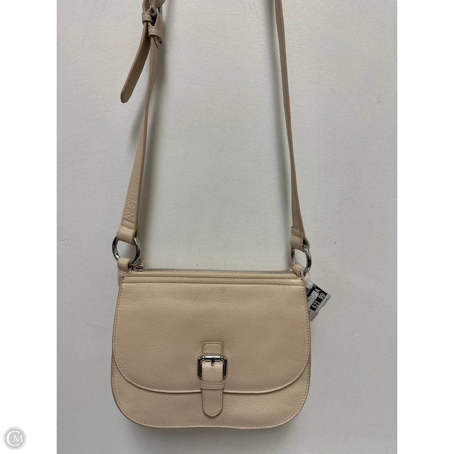 Crossbody Leather By Clothes Mentor, Size: Medium
