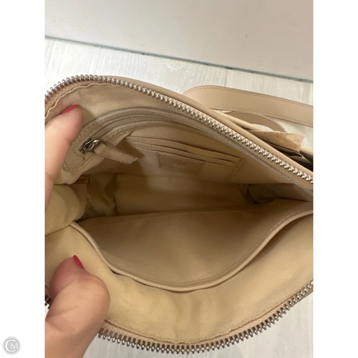 Crossbody Leather By Clothes Mentor, Size: Medium