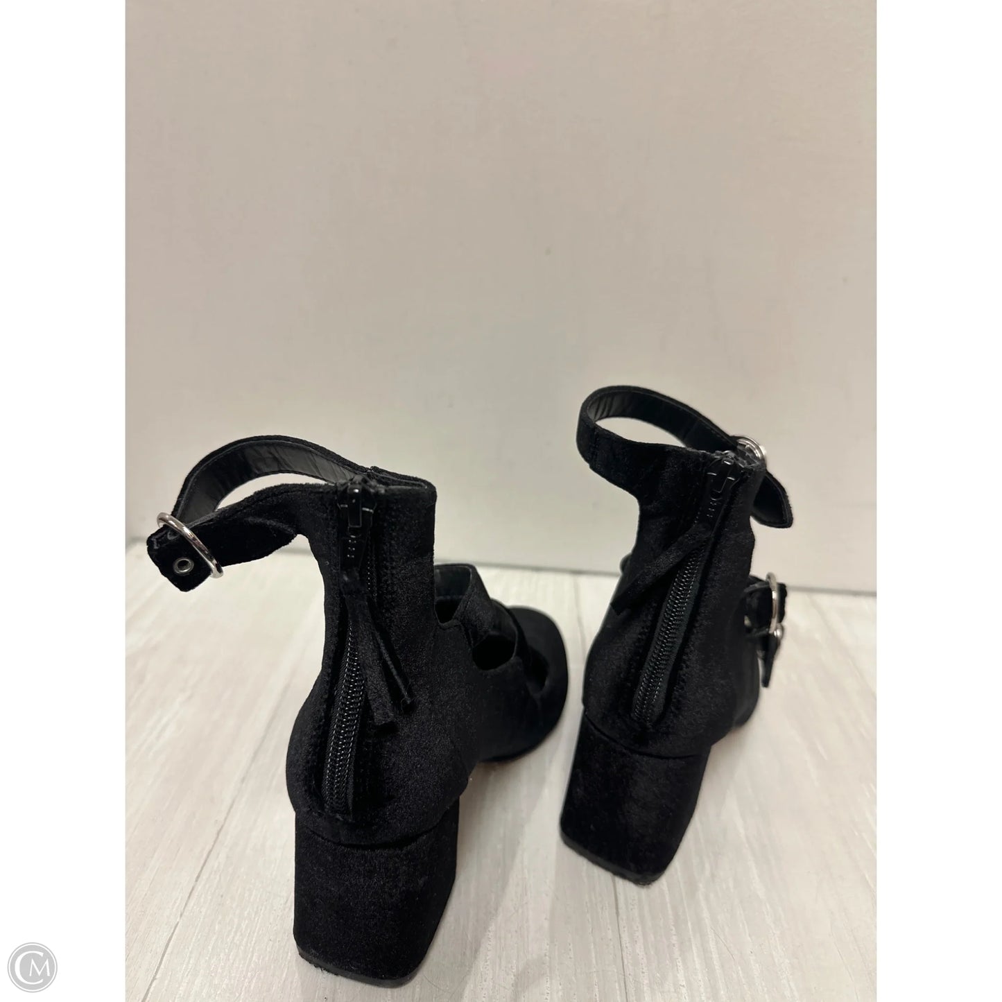 Shoes Heels Block By Top Shop In Black, Size: 5.5