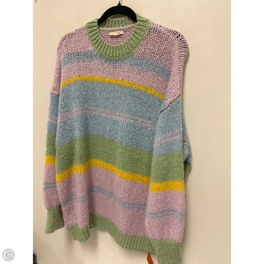 Sweater By Easel In Multi-colored, Size: L