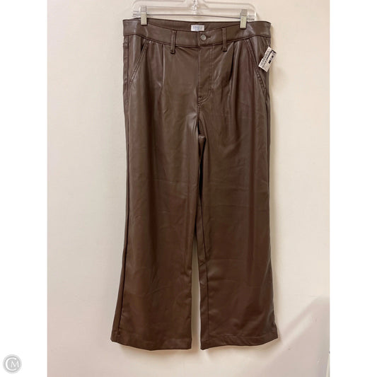 Pants Wide Leg By Time And Tru In Brown, Size: 12