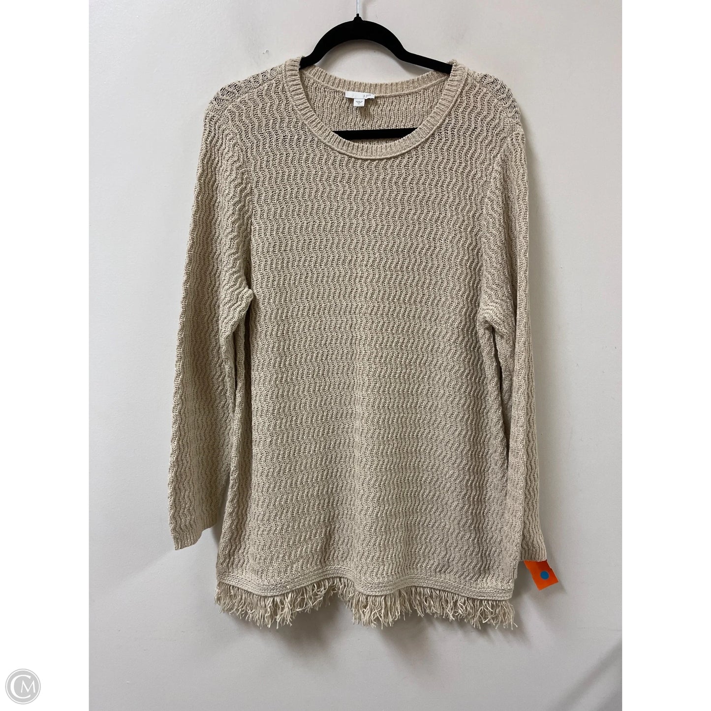 Tunic Long Sleeve By J. Jill In Cream, Size: Xl