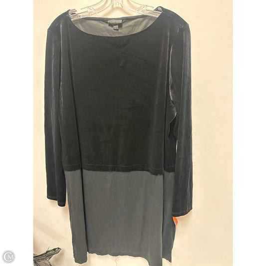 Tunic Long Sleeve By J. Jill In Black, Size: Xl