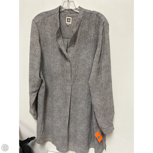 Dress Casual Short By Anne Klein In Polkadot Pattern, Size: Xl