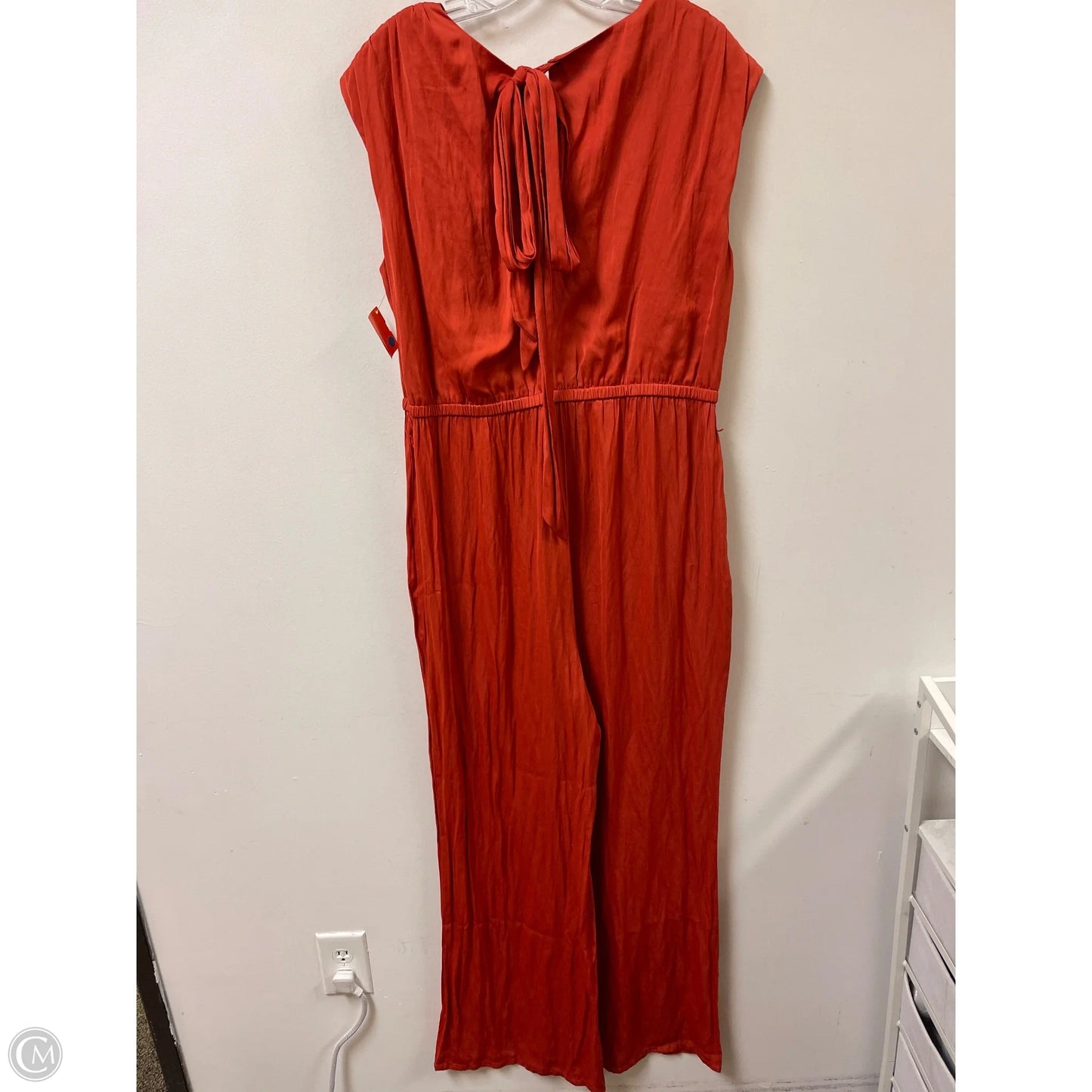 Jumpsuit By Ann Taylor In Orange, Size: L