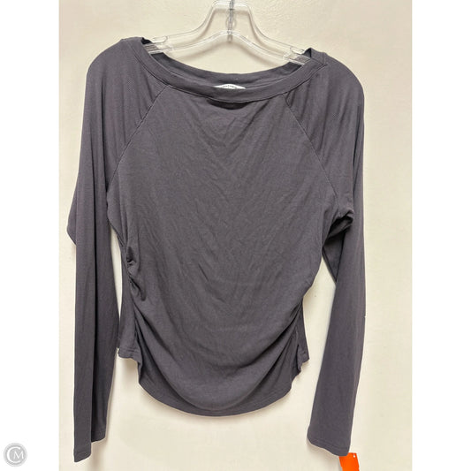 Top Long Sleeve By Prettygarden In Grey, Size: L