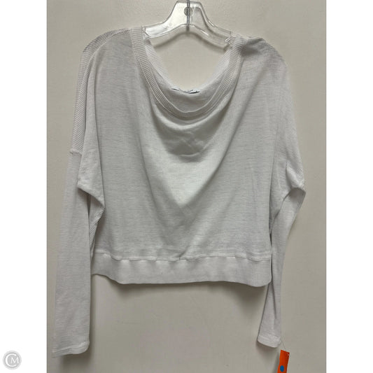 Top Long Sleeve By Carly Jean In White, Size: M