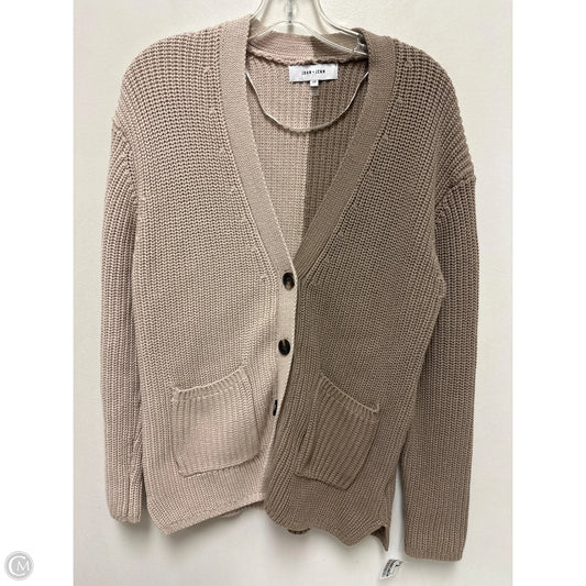 Sweater Cardigan By John + Jenn In Tan, Size: S