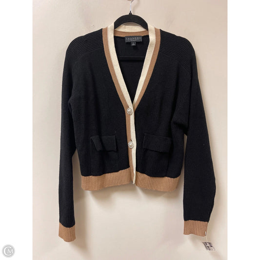 Sweater Cardigan By Laundry In Black, Size: M