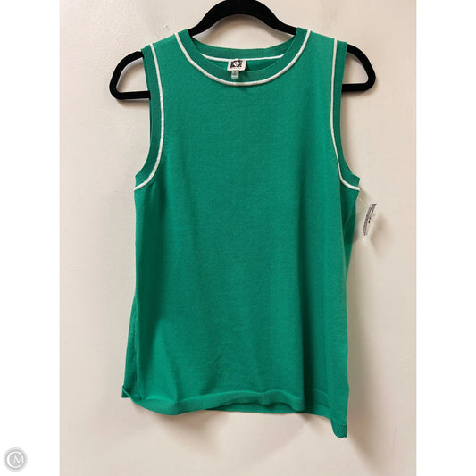 Top Sleeveless By Anne Klein In Green, Size: M
