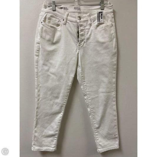 Jeans Skinny By Ana In White, Size: 10