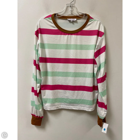 Top Long Sleeve By Clothes Mentor In Multi-colored, Size: M