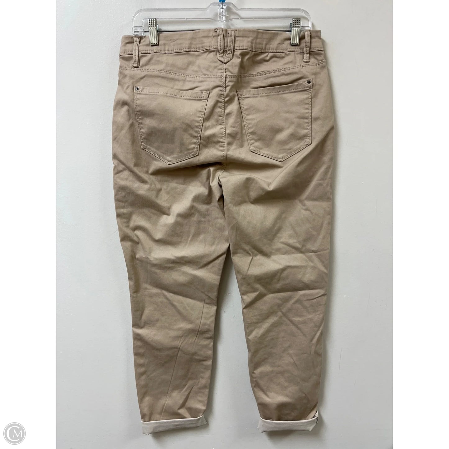 Jeans Skinny By Curve Appeal In Tan, Size: 10