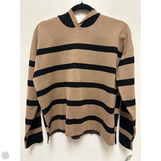 Sweatshirt Hoodie By Cyrus In Black & Brown, Size: S