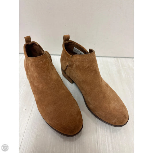 Boots Ankle Heels By Toms In Brown, Size: 8
