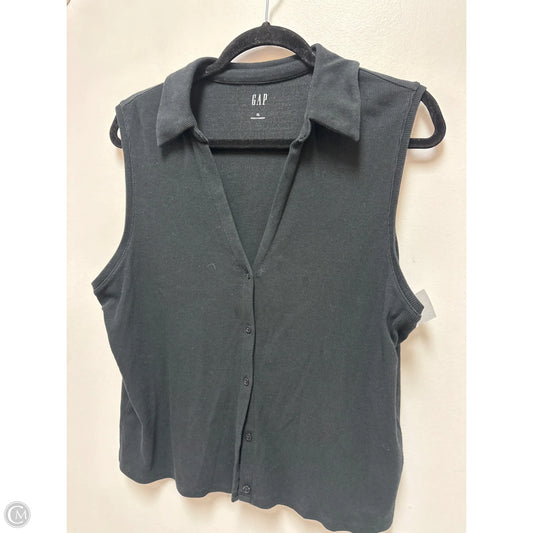 Top Sleeveless By Gap In Black, Size: Xl