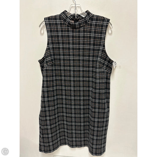 Dress Casual Midi By Ann Taylor In Black, Size: 1x