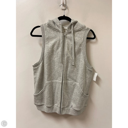 Sweater Short Sleeve By Zara In Grey, Size: M