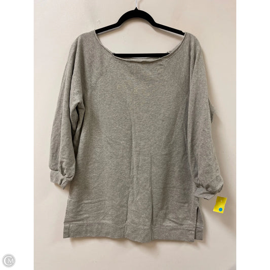 Tunic Long Sleeve By Anthropologie In Grey, Size: S